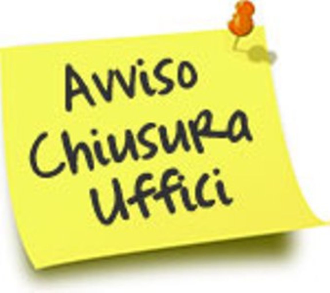 Avviso chiusura al pubblico uffici comunali