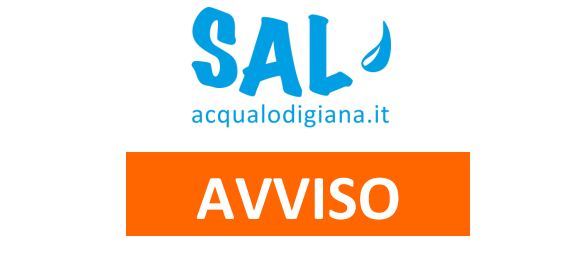 Avviso IRREGOLARE erogazione di acqua potabile 