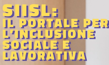 SIISL - portale per inclusione sociale e lavorativa